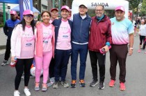 La iniciativa es símbolo de esperanza y solidaridad con la salud de las mujeres, señaló el Alcalde de Toluca Juan Maccise.