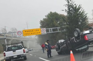 Autoridades piden a los automovilistas tomar precauciones.