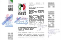 El PRI interpuso ante el Tribunal Electoral del Estado de México un juicio de inconformidad.