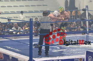 Una noche explosiva se vivió con el regreso de la lucha libre al gimnasio Agustín Millán de la capital mexiquense.