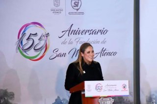 San Mateo Atenco conmemoró 155 años de vida municipal con la entrega del Reconocimiento al Mérito Atenquense y una exposición fotográfica sobre su historia.