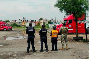 Operativo en Los Reyes Acaquilpan permitió recuperar una caja seca robada en Puebla