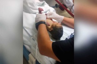 Se informó que el pequeño presentaba dificultades para respirar, por lo que de inmediato fue trasladado al Hospital General La Perla