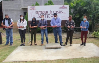 En #Tejupilco el Progreso no se detiene; entregan 38 tanques sépticos