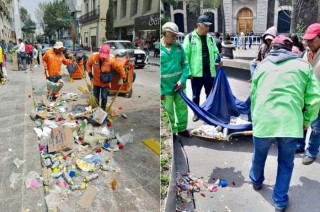 El Departamento de Limpia recolectó 60 toneladas de desechos, previo al desfile Cívico Militar conmemorativo.