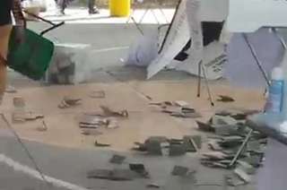 Golpearon a varias personas para luego llevarse las casillas