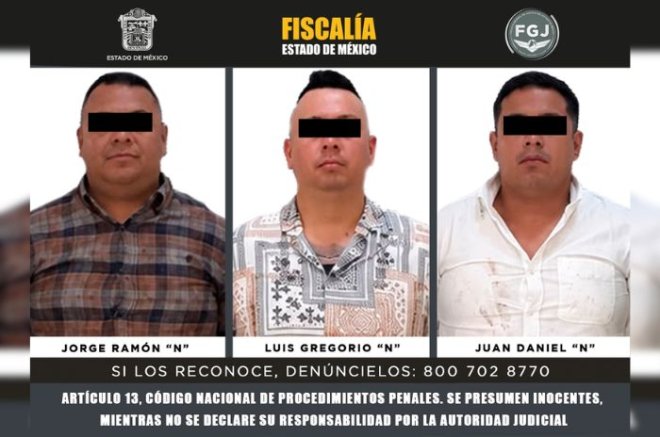 Luis Gregorio “N”, Jorge Ramón “N” y Juan Daniel “N” fueron vinculados a proceso por su probable participación en un caso de extorsión.