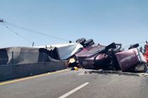 El conductor aparentemente perdió el control al quedarse dormido.