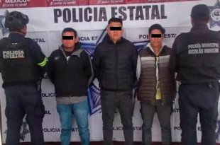 Los tres detenidos fueron trasladados ante el Ministerio Público, junto con la víctima, para iniciar la carpeta de investigación correspondiente y determinar su situación jurídica.