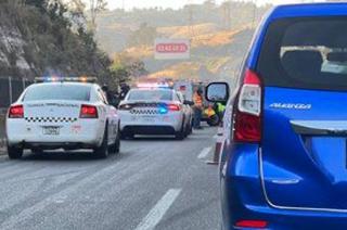 El accidente ocurrió a la altura del kilómetro 14, en dirección a Santa Fe.