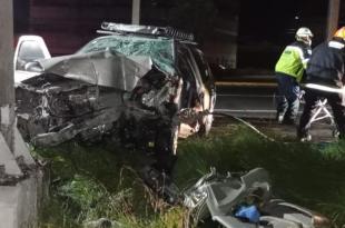 El incidente ocurrió pasando el mercado de la Aviación Autopan, en Toluca.