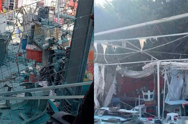 De acuerdo con reportes preliminares, el incidente se originó por una fuga en un cilindro de gas