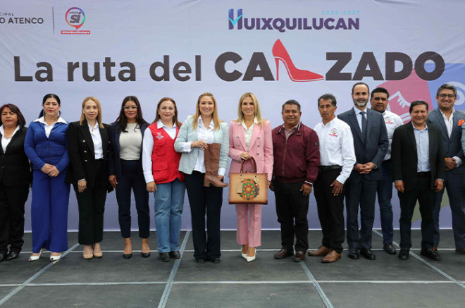 Esta feria itinerante, que reúne el trabajo de casi mil 200 familias de San Mateo Atenco, productoras de diversos artículos de piel, estará en la Explanada Municipal de Huixquilucan hasta el próximo domingo 20 de julio.