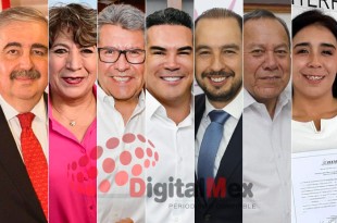 Ricardo Sodi, Delfina Gómez, Ricardo Monreal, Alejandro Moreno, Marko Cortés, Jesús Zambrano, Alejandra Castro