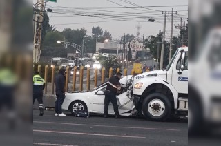 El accidente se registró esta mañana a la altura del Eje 10, en el límite de la CDMX y la entidad mexiquense.
