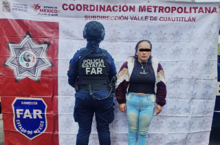 Nancy "N" fue presentada ante la Agencia del Ministerio Público con sede en Cuautitlán Izcalli.