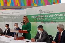 Tomó protesta la alcaldesa de San Mateo Atenco Ana Muñiz Neyra a los Comités Municipales de Salud contra riesgos sanitarios y contra las adicciones.