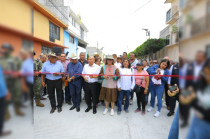 Azucena Cisneros y Raciel Cruz inauguran la repavimentación de Avenida Ejido en Ecatepec y Tlalnepantla