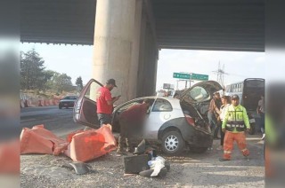 Las personas heridas fueron trasladadas de emergencia al Hospital General “Lic. Adolfo López Mateos”.