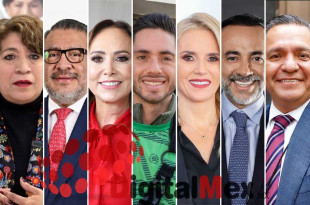 Delfina Gómez, Horacio Duarte, Cristina Ruiz, Pepe Couttolenc, Romina Contreras, Fernando Flores, Ricardo Moreno