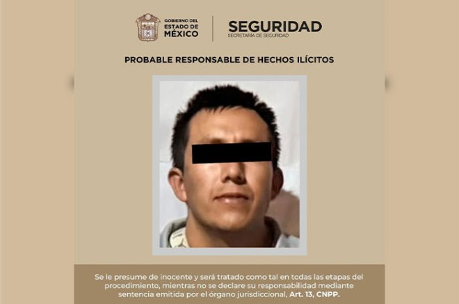 René “N”, de 30 años, fue detenido por el robo con violencia contra una mujer en la colonia Seminario Tercera Sección.