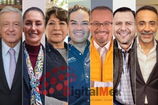 AMLO, Claudia Sheinbaum, Delfina Gómez, Enrique Vargas, Omar Ortega, Agustín Barrera, Fernando Flores