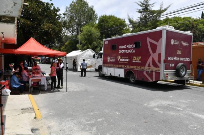 En esta zona se acercó a la población los servicios de la Dirección de Prevención y Bienestar Familiar, como lo son consultas médicas y entrega de medicamentos de forma gratuita