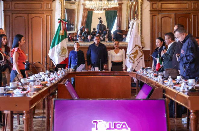 El Cabildo de Toluca aprobó el Bando Municipal 2026 y las reformas al Código Reglamentario durante la Trigésima Octava Sesión Ordinaria