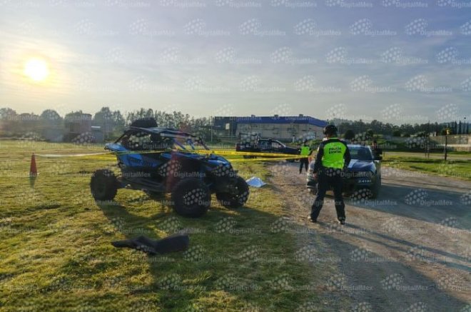 Autoridades resguardaron la zona del accidente en la carretera Tenancingo-Zumpahuacán.