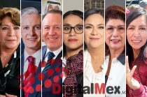 Delfina Gómez, Alfredo del Mazo, Eruviel Ávila, Nancy Nápoles, Ariadna Montiel, Mariela Gutiérrez, Gabriela Contreras
