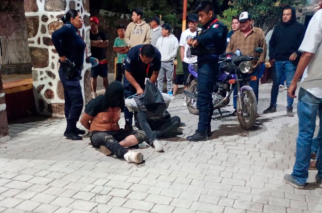 #Video: Ladrones se salvan de ser linchados en #Otumba