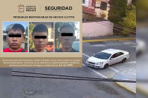 Los tres sujetos, junto con el vehículo asegurado, fueron puestos a disposición del Ministerio Público, quien determinará su situación jurídica.