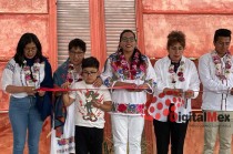 En la Plaza 22 de Octubre del Centro Cultural El Insurgente, el grupo Nahualo realizó la apertura de los cuatro rumbos.