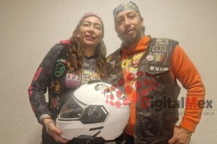 Dina Zoraya Morán Cadena, secretaria de &quot;Mujeres Bikers México Internacional Toluca&quot;, destacó que la rodada tiene como objetivo apoyar a pacientes y fomentar la prevención de este padecimiento.