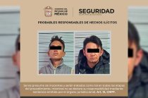 Los detenidos viajaban en motocicletas sin placas y también les aseguraron dos vehículos.