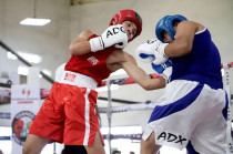 Combate entre boxeadores mexiquenses.
