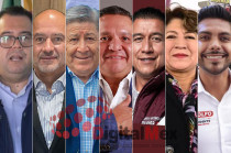 Isidro Rogel, Jesús Antonio Esteva, Sergio Luna, Ricardo Moreno, Felipe Arvizu, Delfina Gómez, Adolfo Cerqueda