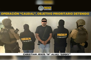 Tras su detención, fue trasladado al Centro Penitenciario de Nezahualcóyotl, quedando a disposición de la Autoridad Judicial correspondiente.