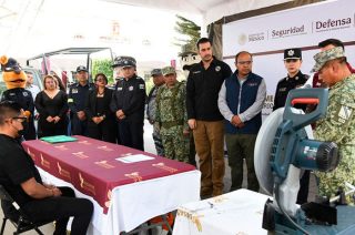 Autoridades federales, estatales y municipales encabezaron en Atenco la Jornada de Paz y Desarme Voluntario, donde también se promovió el canje de armas y juguetes bélicos para fomentar una cultura de paz.