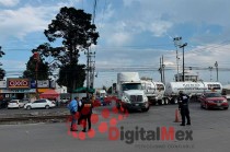 Los hechos ocurrieron sobre la calle Albert Einstein, entre Industria Automotriz y Paseo Tollocan.