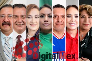 Reginaldo Sandoval, Óscar González, Jacqueline García, Ruth Salinas, Ricardo Moreno, Cristina Ruiz, Delfina Gómez