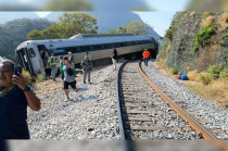 Locomotora FIT-3027 del Tren Interoceánico involucrada en el descarrilamiento en Nizanda, Oaxaca, donde murieron 14 personas y más de 100 resultaron lesionadas.
