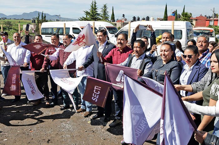 Miguel Ángel Hernández Espejel, secretario de Educación del Edoméx, dio el banderazo para el inicio de la construcción de los nuevos Bachilleratos Nacionales “Margarita Maza”.