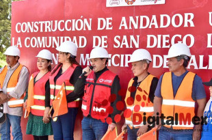 El alcalde Omar Sánchez Velázquez puso en marcha la obra que beneficiará a aproximadamente tres mil usuarios directos con una inversión superior a 1.3 millones de pesos.
