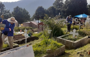 Huixquilucan realizó limpieza en todos los panteones