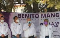 Acompañado de Juan Pablo Mendoza y de Benito Mangú Chingora, manifestó que durante mucho tiempo luchó por ser candidato y hoy se encuentra ante una expresión nueva que le dio la oportunidad de lograr ese objetivo