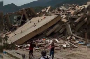 Más de 150 personas siguen desaparecidas mientras continúan las labores de rescate