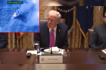 Donald Trump en encuentro con su homólogo ucraniano, Volodímir Zelenski.