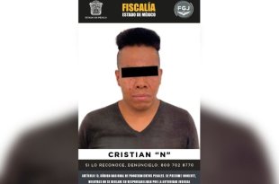 Cristian “N” fue detenido en Ecatepec por su probable responsabilidad en el homicidio de dos hombres.
