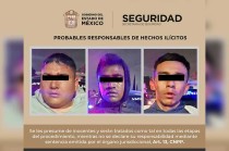 Gabriel “N” y Bryan “N” fueron trasladados a la Agencia del Ministerio Público y David “N” fue trasladado a un hospital.